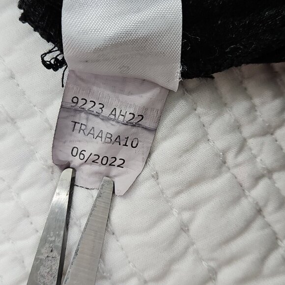 Aeropostale Carpenter Wide Leg Baggy Pants Women's Small Black Elastic Waist EUC - Picture 13 of 14